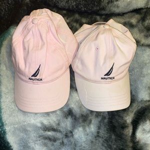 Slightly worn ball caps